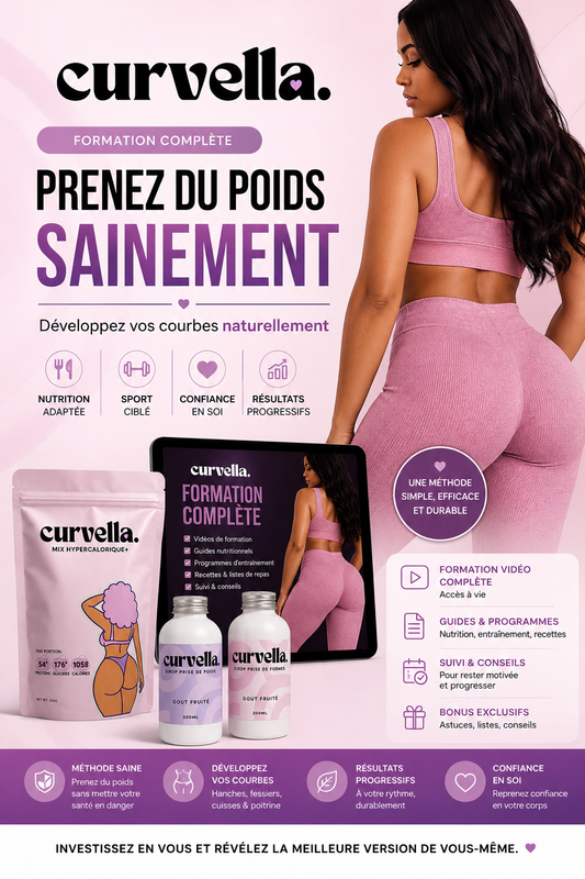 Formation Complète Curvella– Développez Vos Courbes Naturellement